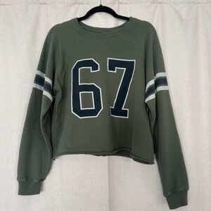 Original Retro Brand Free People Anthropologie Varsity Sweatshirt